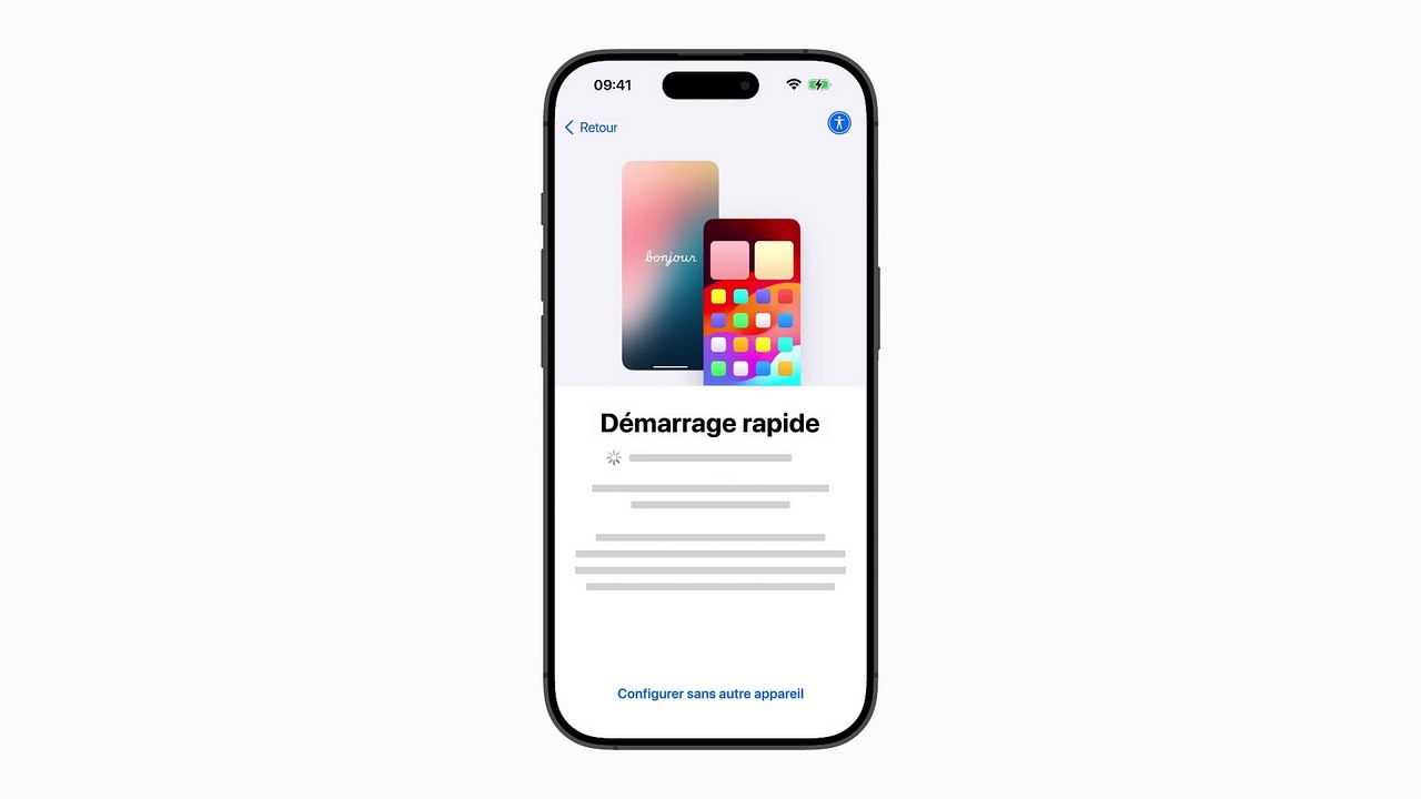 iPhone - Restaurer à partir d’une sauvegarde iCloud