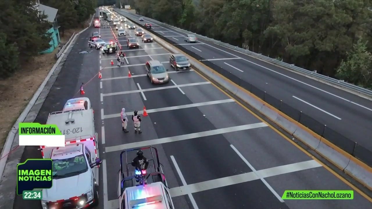 Mujer muere en riña sobre la carretera México-Cuernavaca