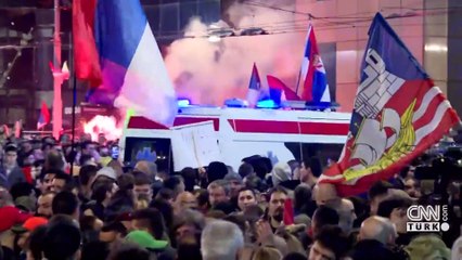 Sırbistan'da yasaklı ses silahı iddiası: O görüntüler kanıt gösterildi!