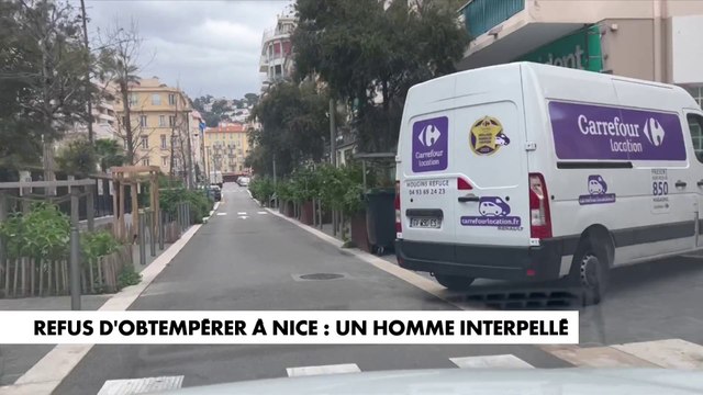 Refus d’obtempérer à Nice : un homme interpellé