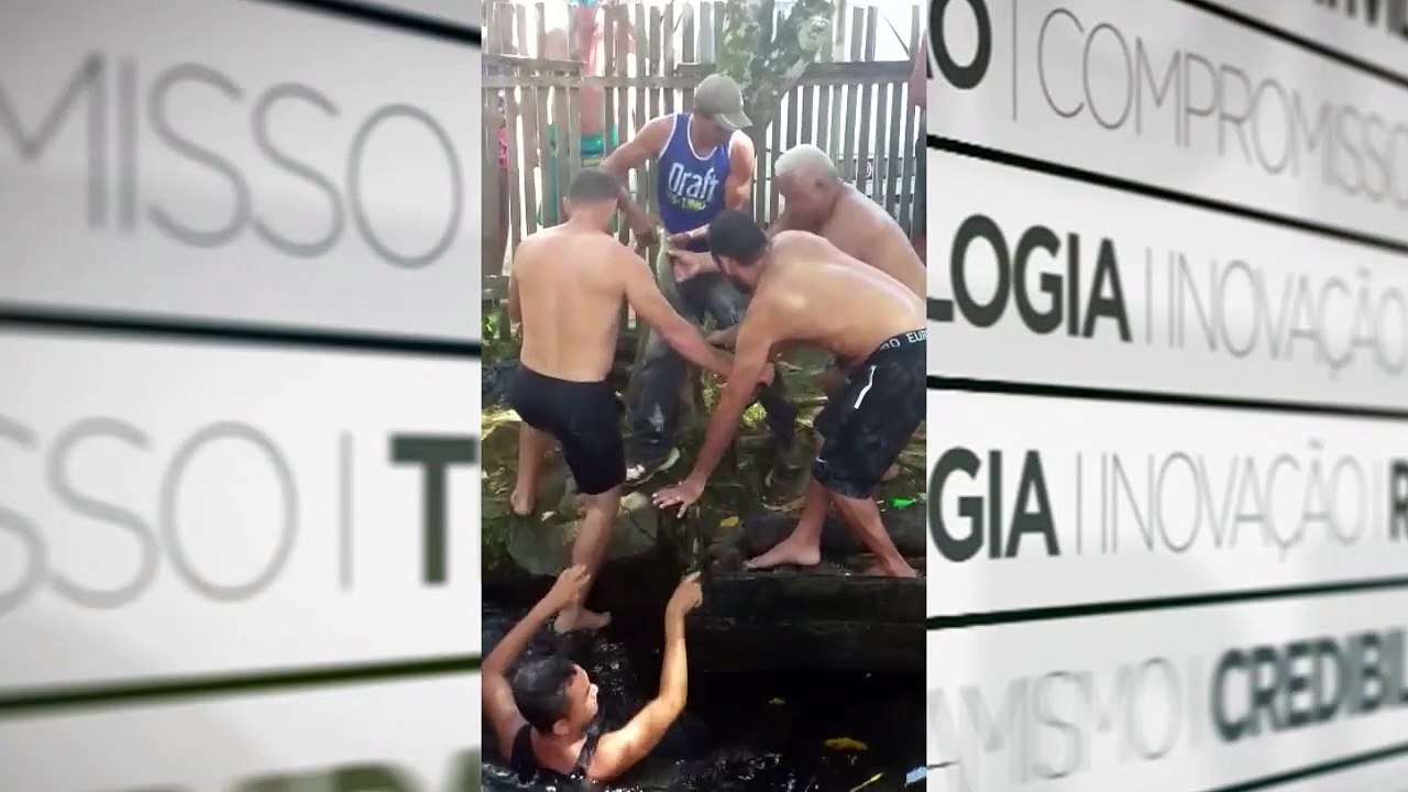 b'Homem acha cobra em igarapa9 de Mosqueiro'