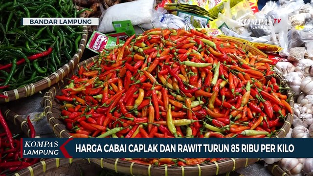 Harga Cabai Caplak dan Rawit Turun 85 Ribu Per Kilo