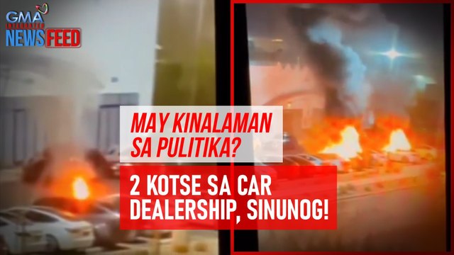 2 kotse sa car dealership, sinunog! | GMA Integrated Newsfeed