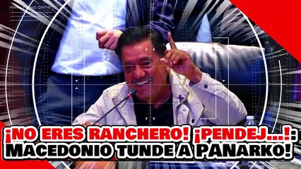 ¡NO ERES RANCHERO! ¡PENDEJ…! ¡’TORO’ MACEDONIO DESPEDAZA a UN NARKO PANISTA por CREERSE CAMPESINO!