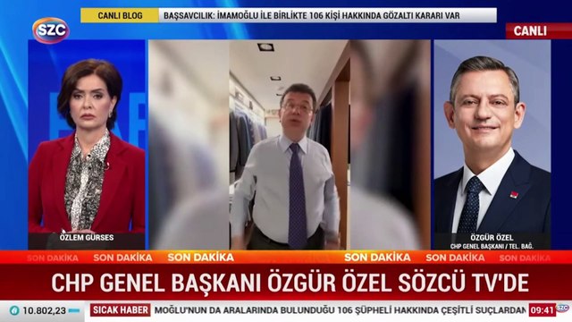 CHP Genel Başkanı Özgür Özel SÖZCÜ TV'de