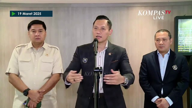 [FULL] Menko Infrastruktur AHY usai Rakor Pembangunan Giant Sea Wall: Sumber Anggaran Harus Kreatif