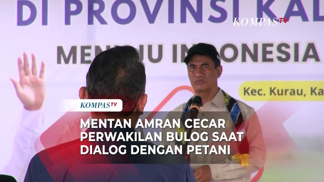 Bikin Mentan Amran Geleng Kepala! Cecar Bulog Soal Gabah Petani di Kalsel