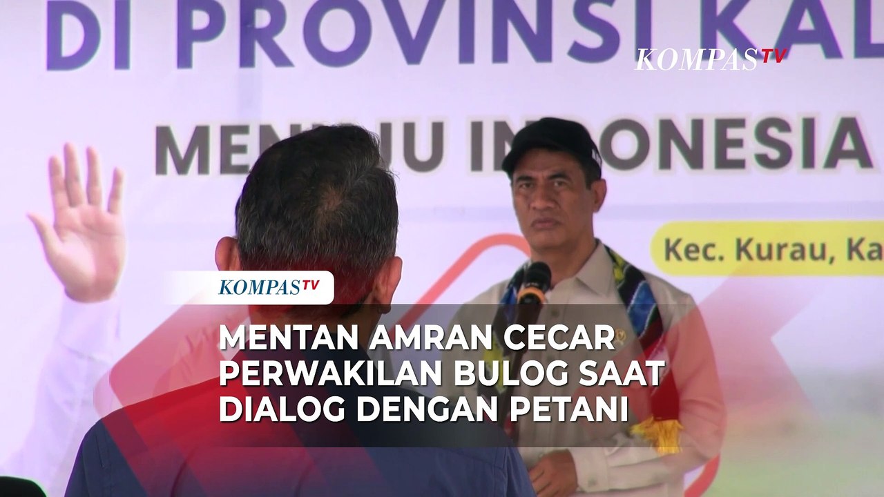 Bikin Mentan Amran Geleng Kepala! Cecar Bulog Soal Gabah Petani di Kalsel