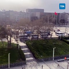 Taksim ve Gezi Parkı'nda yoğun güvenlik önlemi: Çok sayıda TOMA sevk edildi