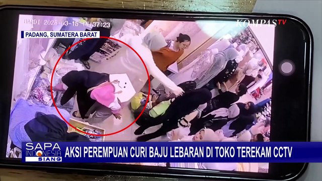 Toko Baju di Padang Jadi Sasaran Pencurian Jelang Lebaran, Aksi Pelaku Terekam CCTV!