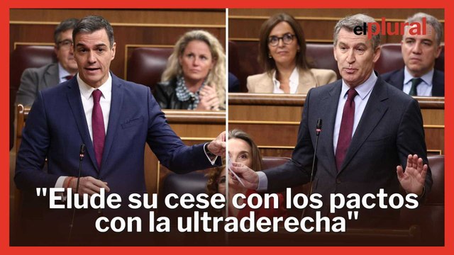 Sánchez, a Feijóo: Llegó para tapar la corrupción de Ayuso y se mantiene para tapar la negligencia de Mazón