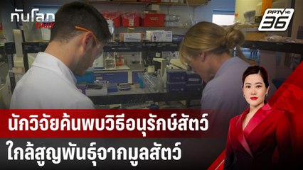 นักวิจัยค้นพบวิธีอนุรักษ์สัตว์ใกล้สูญพันธุ์จากมูลสัตว์ | ทันโลก DAILY | 19 มี.ค. 68