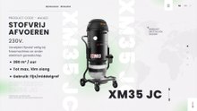 Depureco XM35 JC | Industriële stofzuiger met Longopac-systeem voor gecontroleerde stofafvoer