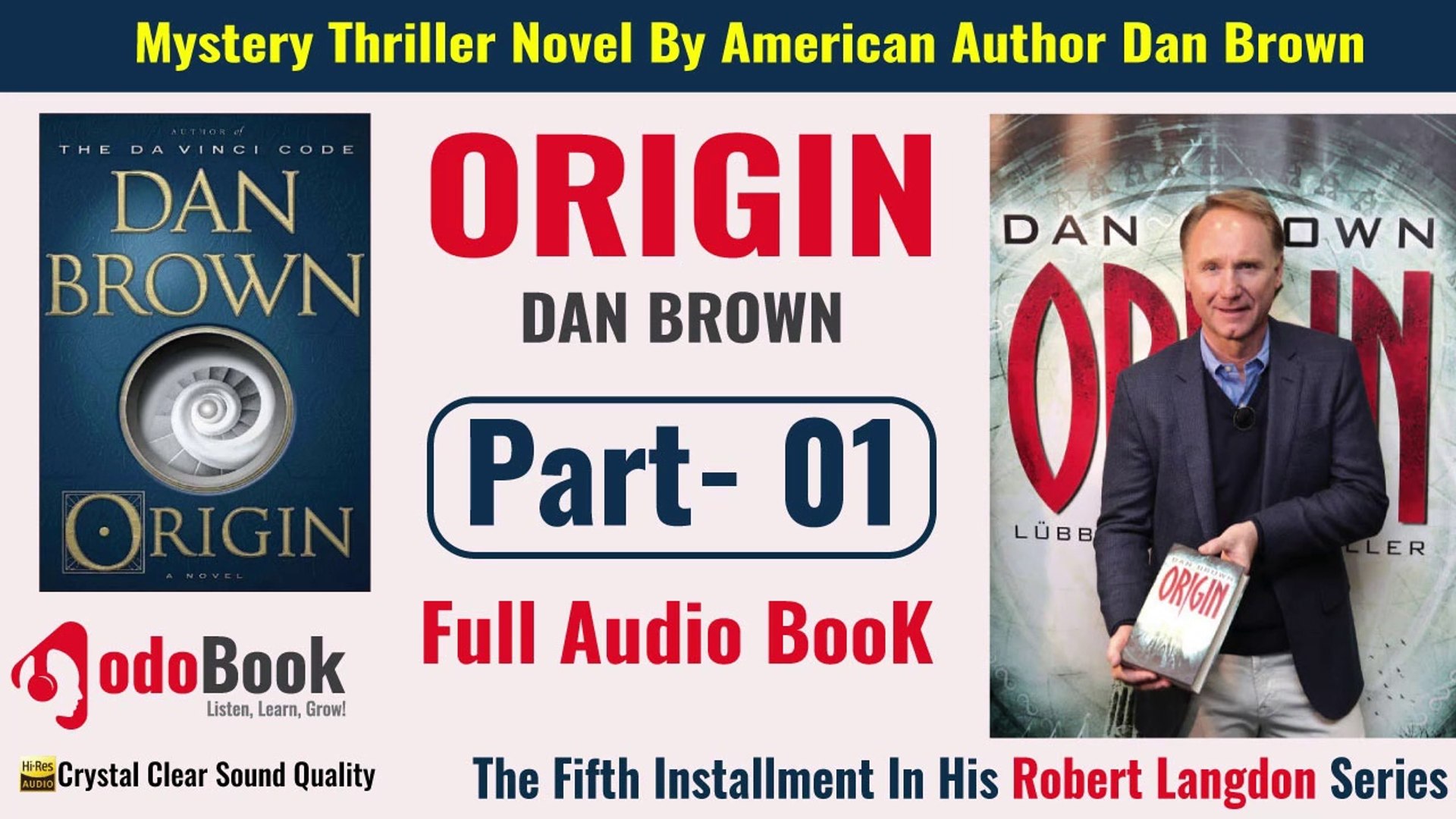 ⁣Origin by Dan Brown | Part- 01 | Full Audiobook