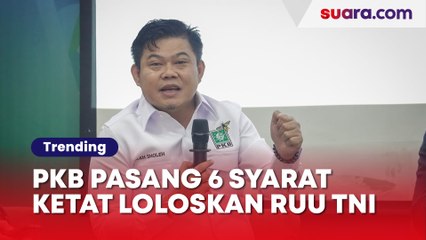 PKB Pasang 6 Syarat Ketat Loloskan RUU TNI: Supremasi Sipil Harga Mati!