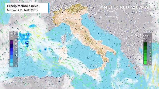 Nuovo peggioramento in arrivo sull'Italia da venerdì notte