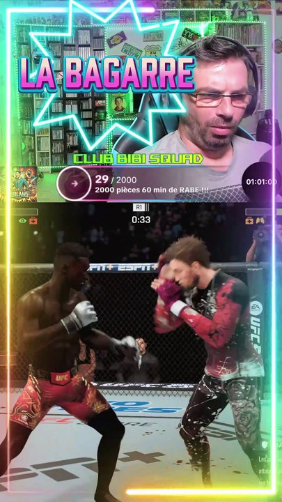 LA BAGARRE !!! #ufc5 #ufc5clips #ufc5game #ufc5gameplay #bibilandshow
