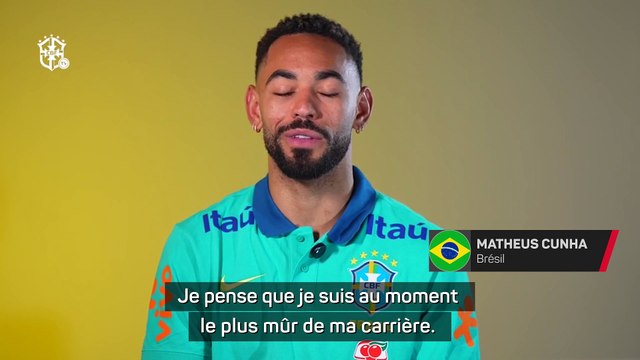 Matheus Cunha heureux de faire son retour en sélection