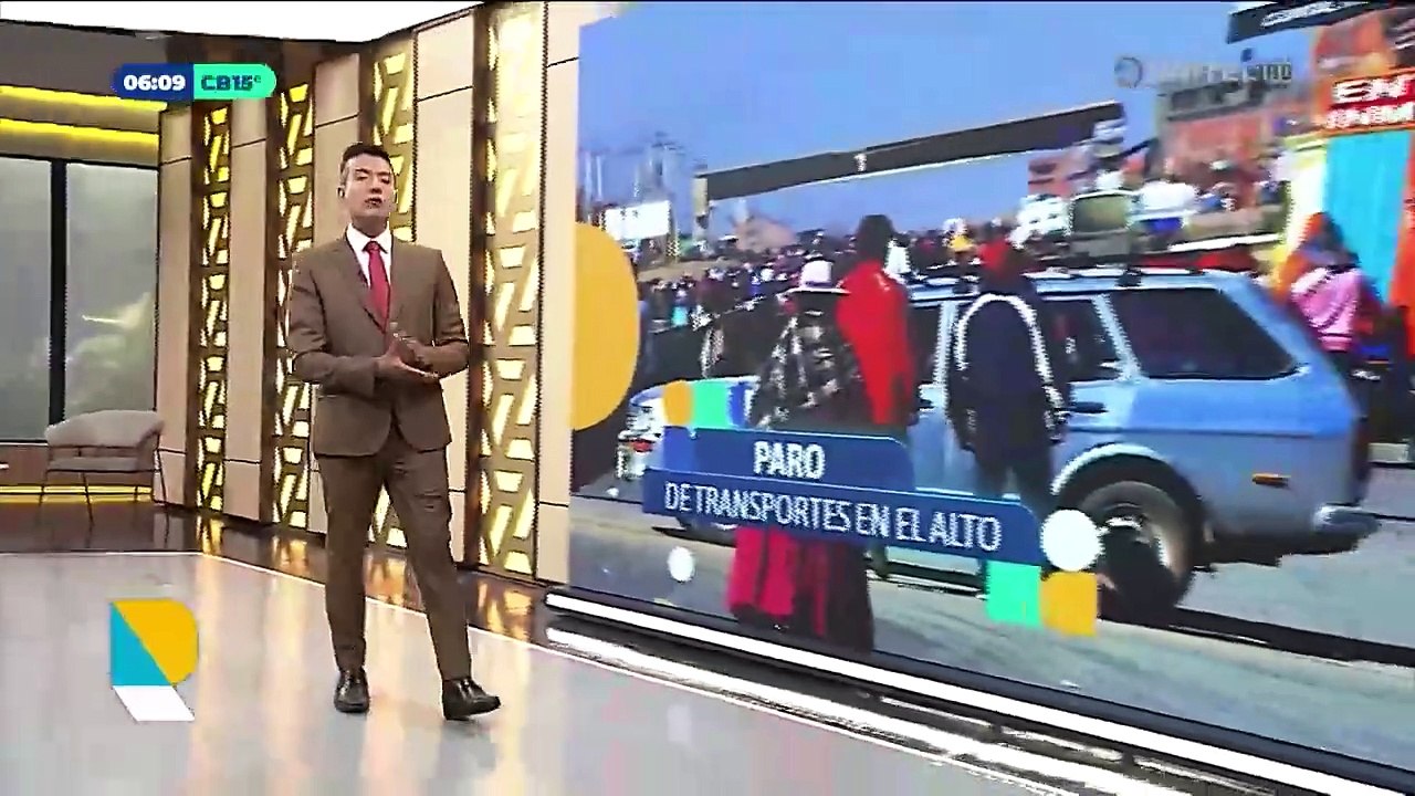 Transportistas instalan bloqueos en El Alto por combustible, cerraron ruta a Oruro