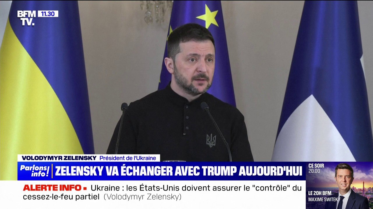 Guerre en Ukraine: "Je contacterai le président Trump" ce 19 mars, assure Volodymyr Zelensky