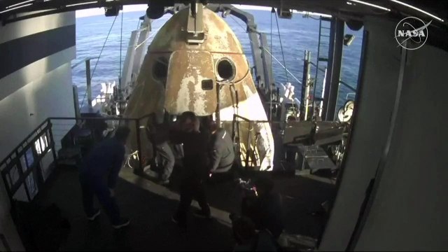 Retour sur Terre des deux astronautes américains qui étaient coincés dans l'ISS