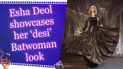 Esha Deol Turned Into “Desi Batwoman” Dressed in a Stunning Black Ensemble