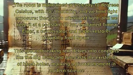 "Einstein's Manuscript: Journey Through Time"