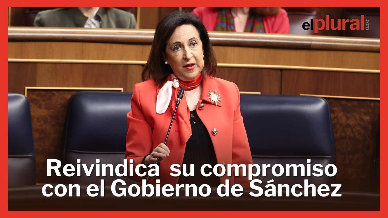 El discurso patriota de Robles en el Congreso: "Orgullosa de ser del Gobierno de Sánchez y de ser española"