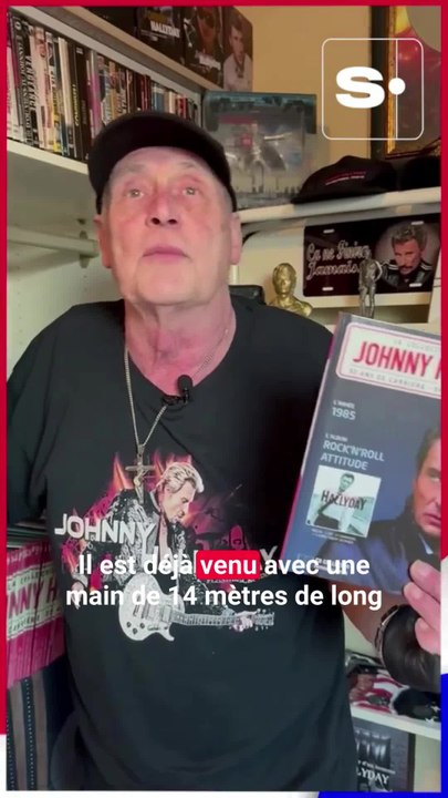 Jean-Claude, fan de Johnny Hallyday: "Je l'ai vu 110 fois en concert et j'ai son nom tatoué sur mon torse"