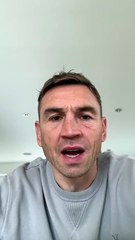 Rugby legend Kevin Sinfield thanks Shrewsbury's Nick Deane for his 'inspirational' MNDA fundraising