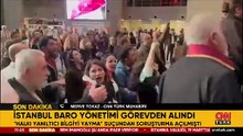 İstanbul Barosu yöneticilerinin görevlerine son verildi