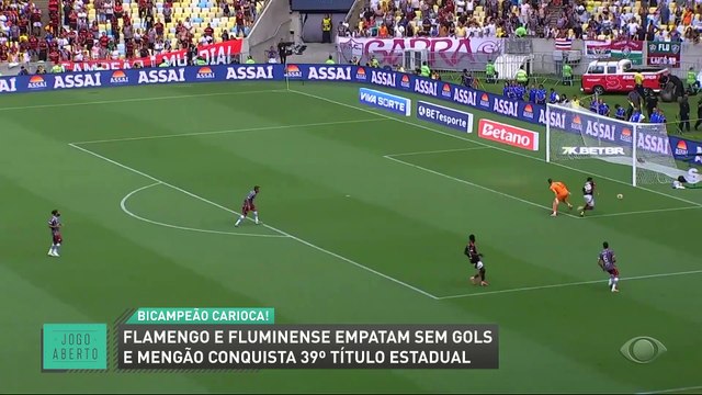 Flamengo empata sem gols contra o Fluminense e conquista o Campeonato Carioca