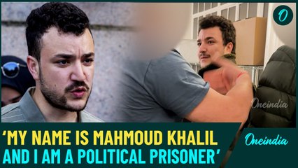 Mahmoud Khalil Breaks Silence on Brutal Prison Ordeal; Lashes Out at Trump for His Arrest | Watch