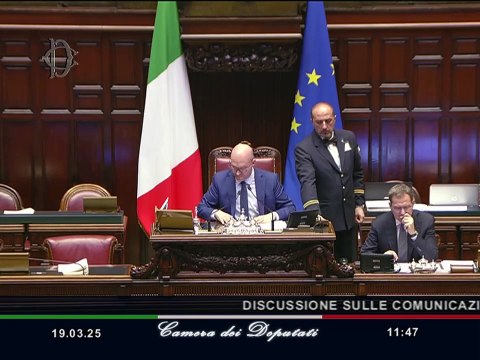 Roma - L'intervento di replica di Giorgia Meloni alla Camera dei Deputati. (19.03.25)