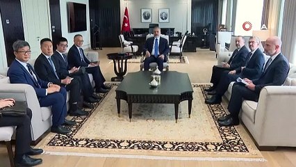 Bakan Fidan, Çinli heyeti kabul etti