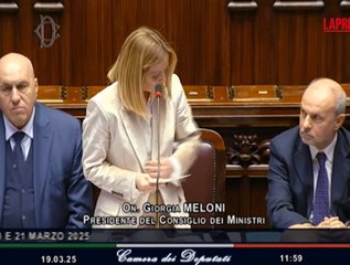 Meloni: "Da lunga conversazione Trump-Putin primissimo spiraglio"