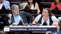 El cruce entre Menem, Moreau y Martínez en la sesión de diputados