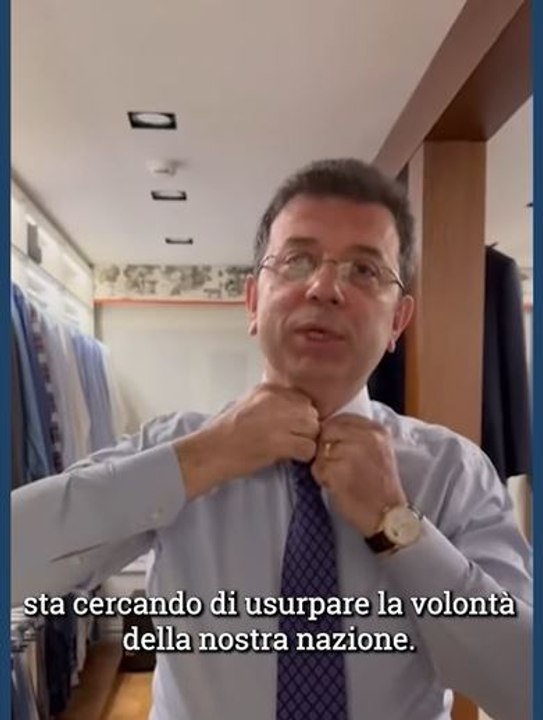 Il video del sindaco di Instanbul prima di essere arrestato: "Non mi arrendo"