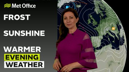 Met Office Evening Weather Forecast 19/03/2025 - A little cloud in the south
