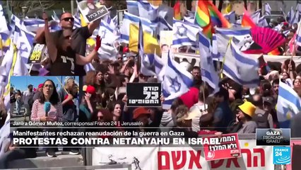 Informe desde Jerusalén: miles protestan contra Netanyahu, la guerra y el cese del jefe del Shin Bet
