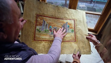 Das Erbe der Seidenstraße in Samarkand: Von alten Wandmalereien zur Wiederbelebung von Seidenpapier