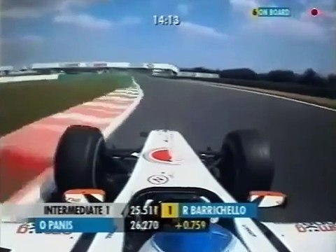 F1 – Olivier Panis (BAR Honda V10) Onboard – France 2002 (01)