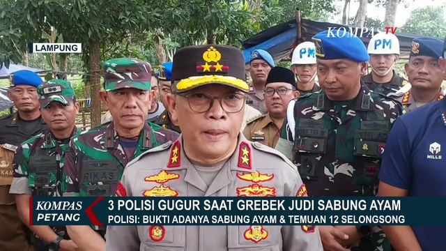Update! Fakta Kasus Penembakan 3 Polisi saat Gerebek Sabung Ayam di Lampung