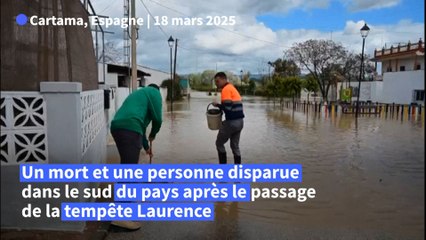 Tempête Laurence : un mort et une personne disparue dans le sud de l'Espagne