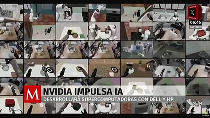 Nvidia desarrollará supercomputadoras de IA con Dell y HP