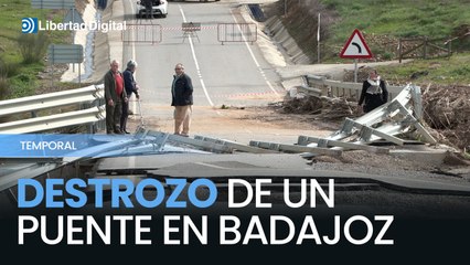 ¡Desbordamiento Catastrófico! El Arroyo Culebra Destruye Puente en Badajoz