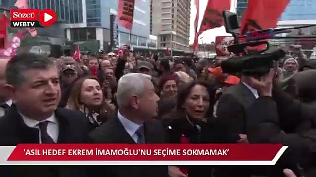 CHP milletvekillerinden İmamoğlu'na destek yürüyüşü