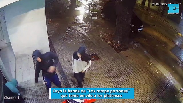 Cayó la banda de Los rompe portones , que tenía en vilo a los platenses