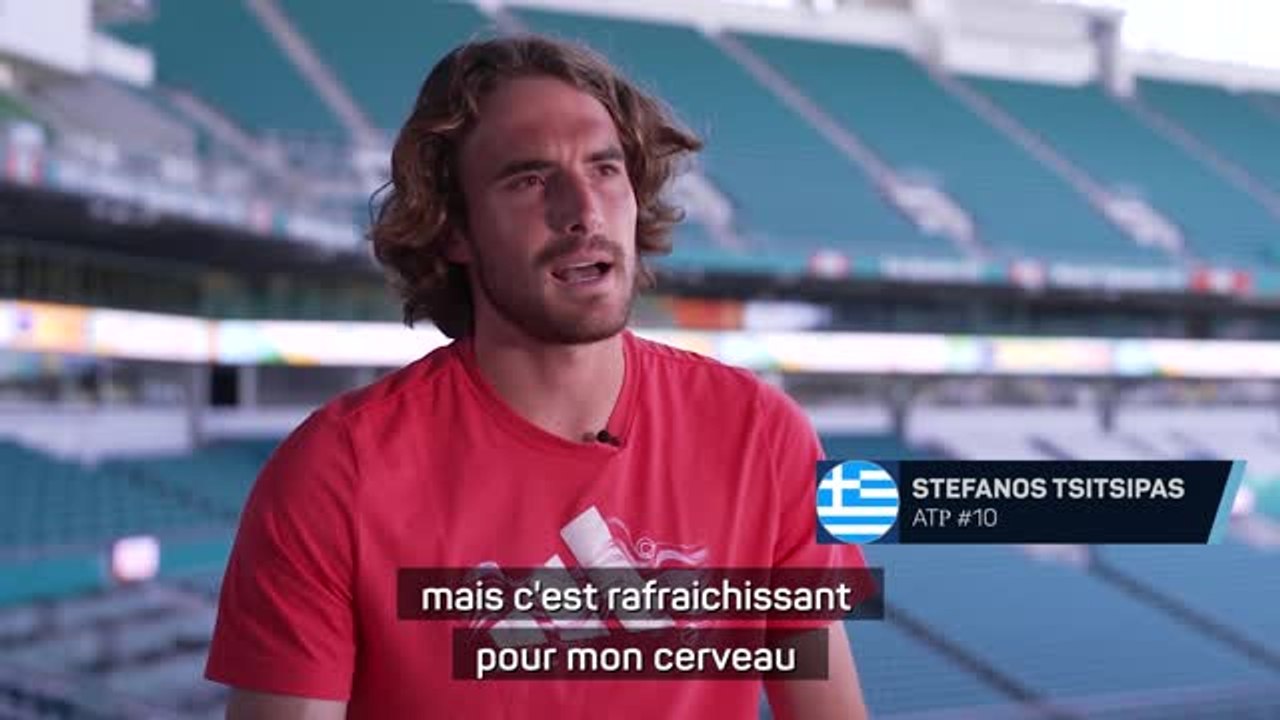 Miami - Tsitsipas : "Avant, je ressentais un plafond de verre dans mon jeu..."