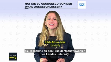Hat Europa die Präsidentschaftskandidatur des rumänischen Ultranationalisten Georgescu blockiert?
